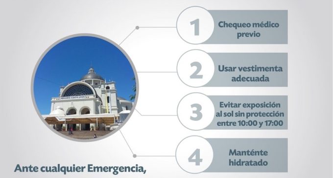 Caacupé: Recomendaciones del Ministerio de Salud para los peregrinantes