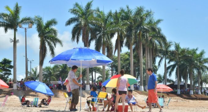 Primera parte de la playa de la Costanera de Hernandarias quedó habilitada