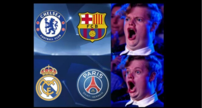 Memes tras el sorteo de Champions