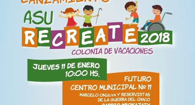 Colonia de vacaciones de la comuna capitalina será del 15 al 31 de enero