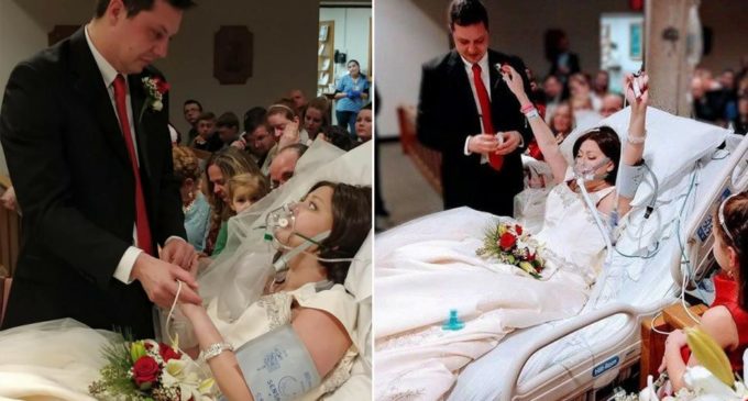 La mujer que da su sí al matrimonio 18 horas antes de fallecer
