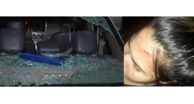 ‘Barras’ apedrearon vehículo e hirieron a mujeres