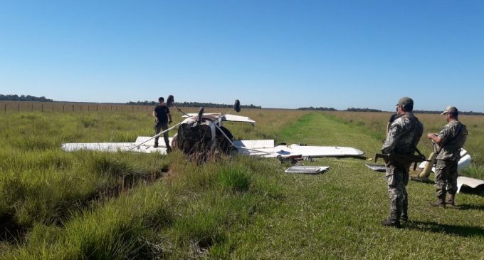 Encontraron una narcoavioneta con más de 400 kilos de marihuana en Caazapá