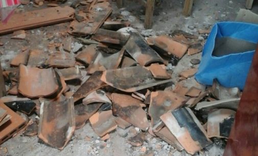 Cae parte del techo en escuela de Ñemby