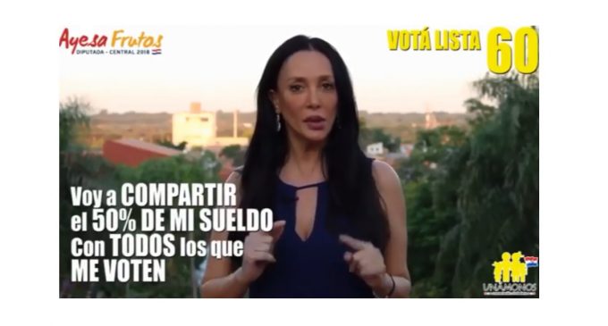 Candidata a diputada podría ser investigada por compra de votos
