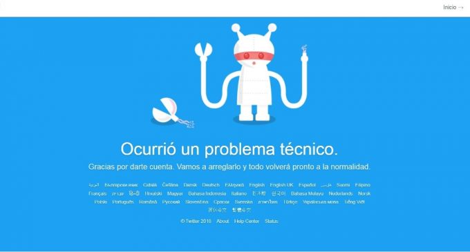 Cayó twitter!!