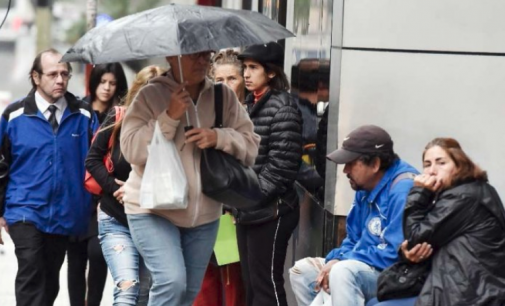 Lluvias hasta el viernes y frío desde el domingo
