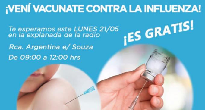 Puesto de vacunación se instalará frente al Grupo Venus