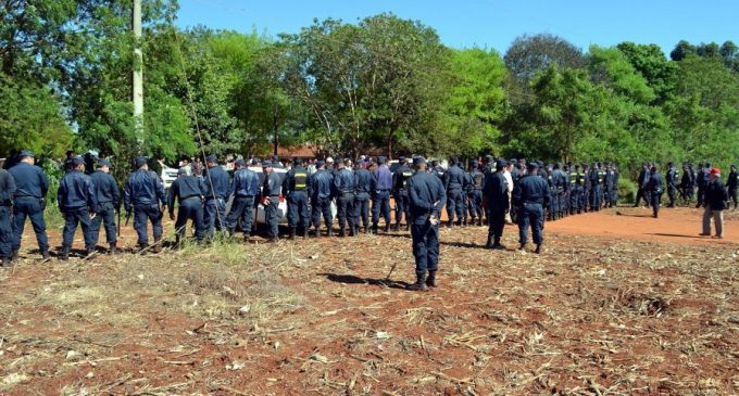 Campesinos temen desalojo ante fuerte despliegue policial para zafra de soja en Guahory