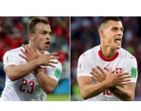 Xherdan Shaqiri y Granit Xhaka, de la guerra a los goles: la dura historia detrás de sus festejos en la victoria de Suiza