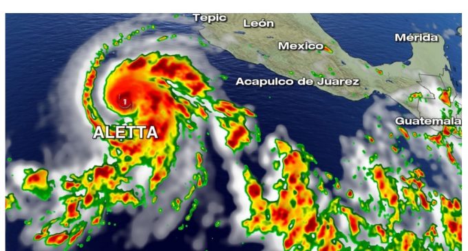 Aletta, el primer huracán de la temporada 2018, alcanza categoría 4