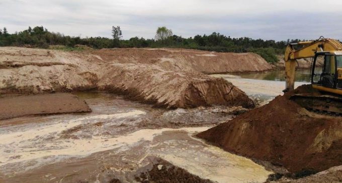 Se realizó la apertura del nuevo dique del río Pilcomayo
