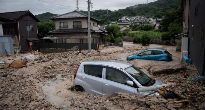 Sube a casi 180 el número de muertos por lluvias torrenciales en Japón