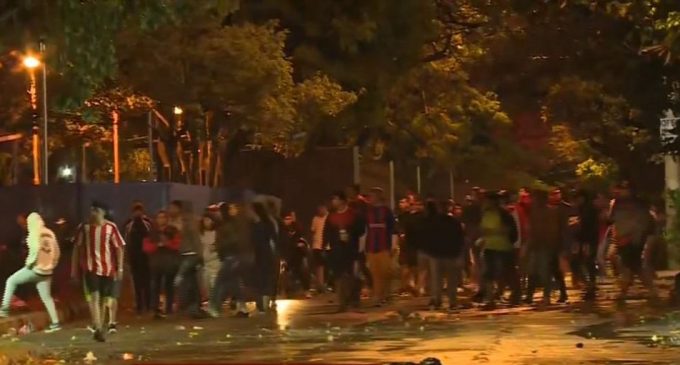 12 personas detenidas tras enfrentamiento entre propios barras de Cerro Porteño