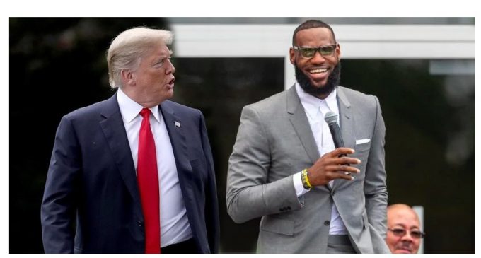 Donald Trump contraataca a LeBron James: “Le hacen parecer inteligente y eso no es fácil”