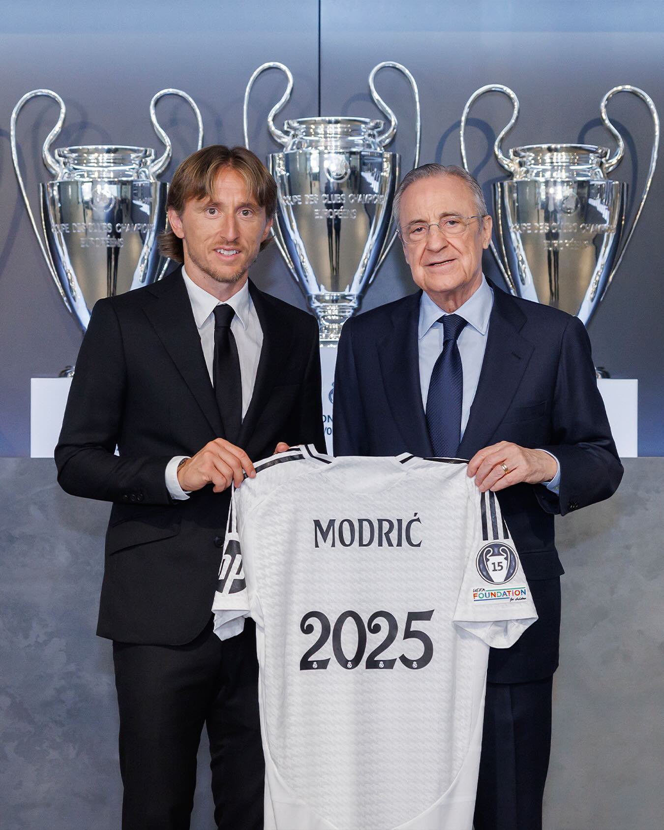 Luka Modric extendió su contrato con el Real Madrid hasta el 2025