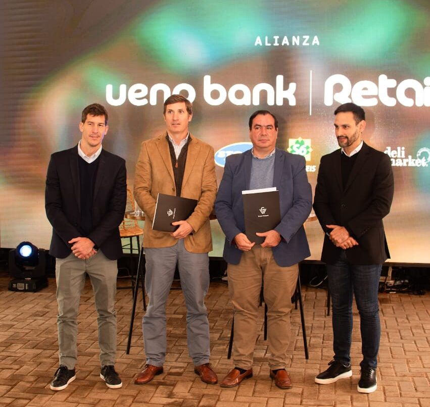 ueno bank firma una alianza con S6, Stock y Delimarket para beneficiar a todos sus clientes