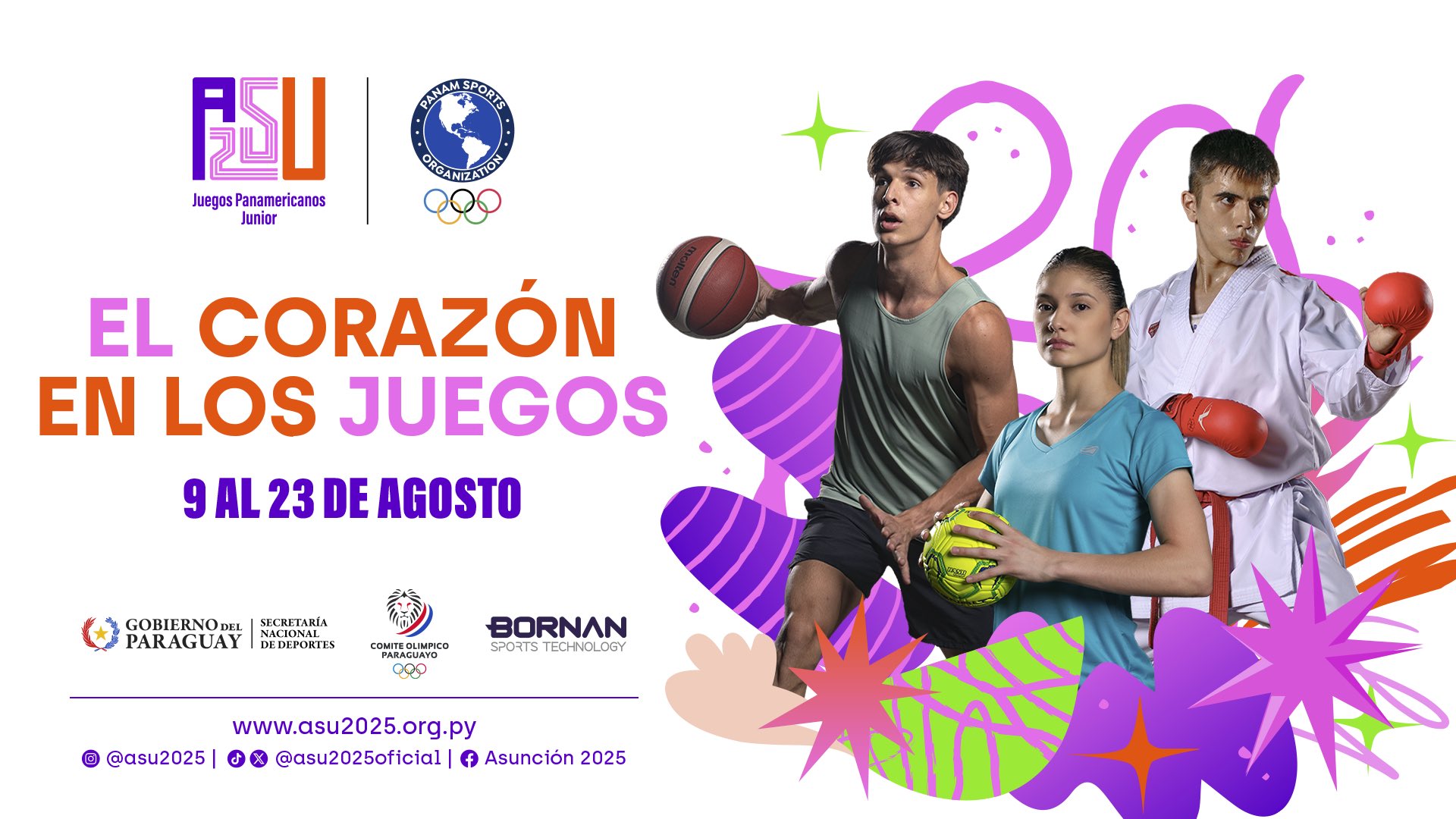 El Corazón de los Juegos: Asunción recibe los Panamericanos Junior 2025